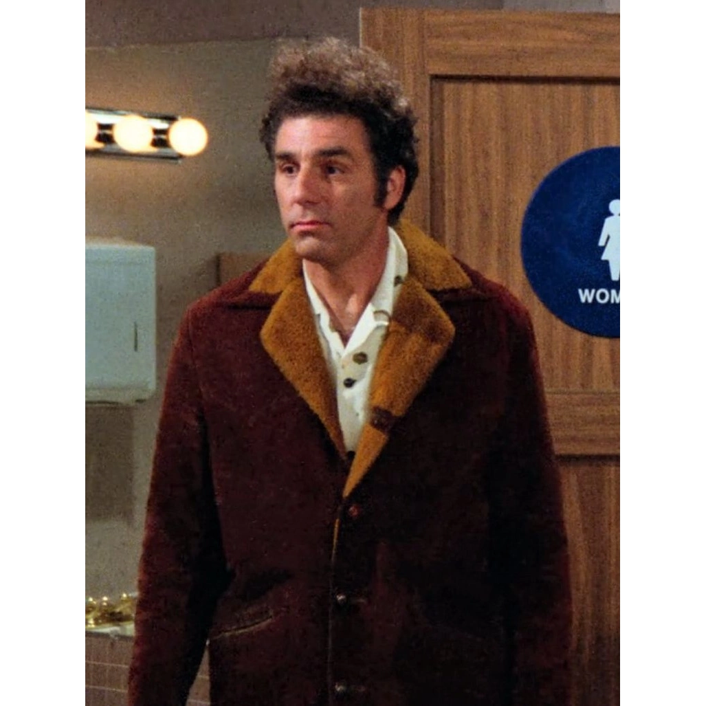 Michael Richards Seinfeld Suede Leather Jacket - Image 4