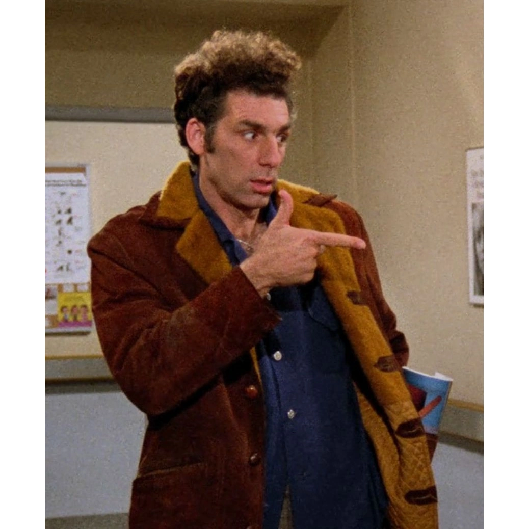 Michael Richards Seinfeld Suede Leather Jacket - Image 5