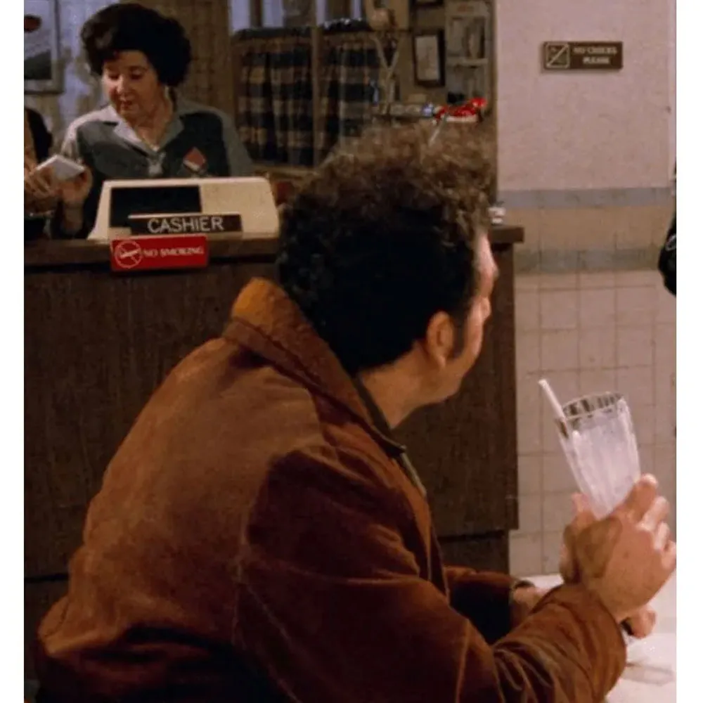 Michael Richards Seinfeld Suede Leather Jacket - Image 12