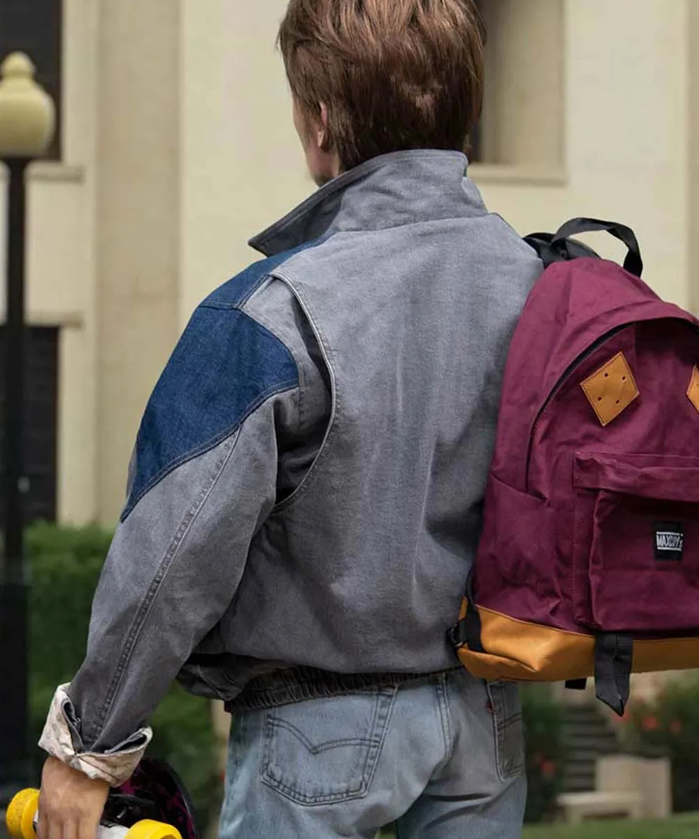 Michael J Fox Back To The Future Denim Jacket - Image 10
