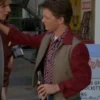 marty mcfly red and brown jacket