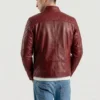 red superman leather jacket