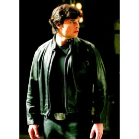 Tom Welling Smallville Season 6 Black Leather Jacket