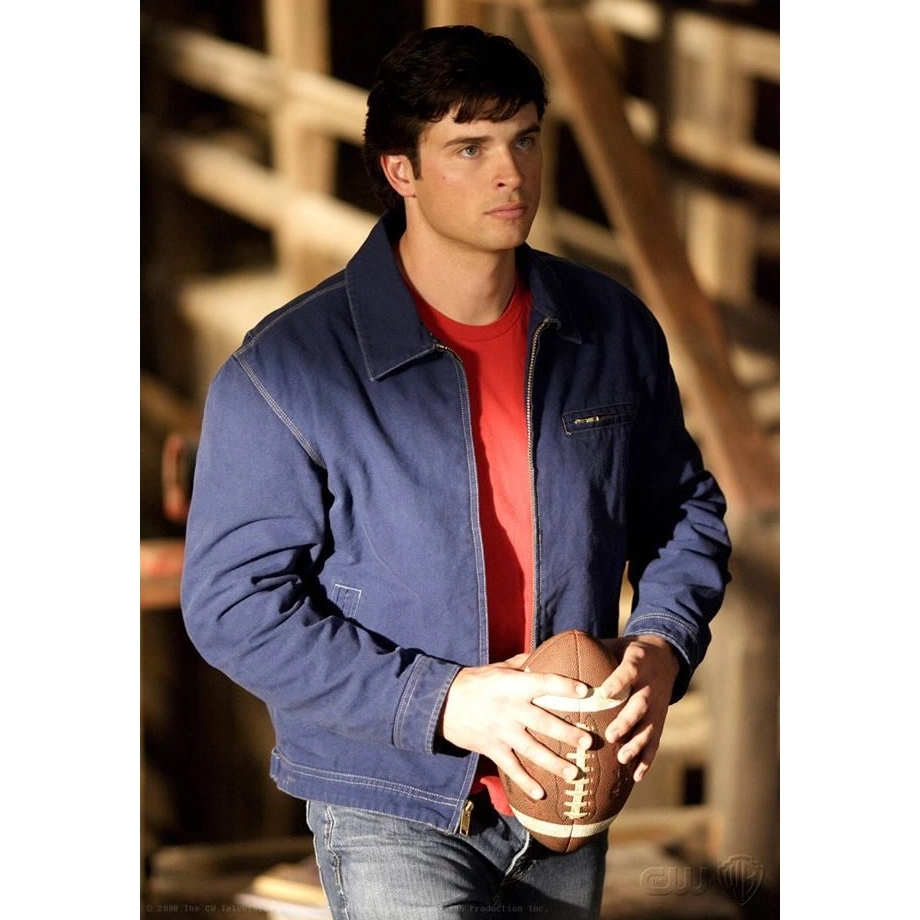 Tom Welling Smallville Blue Jacket - Image 3