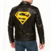 superboy black leather jacket