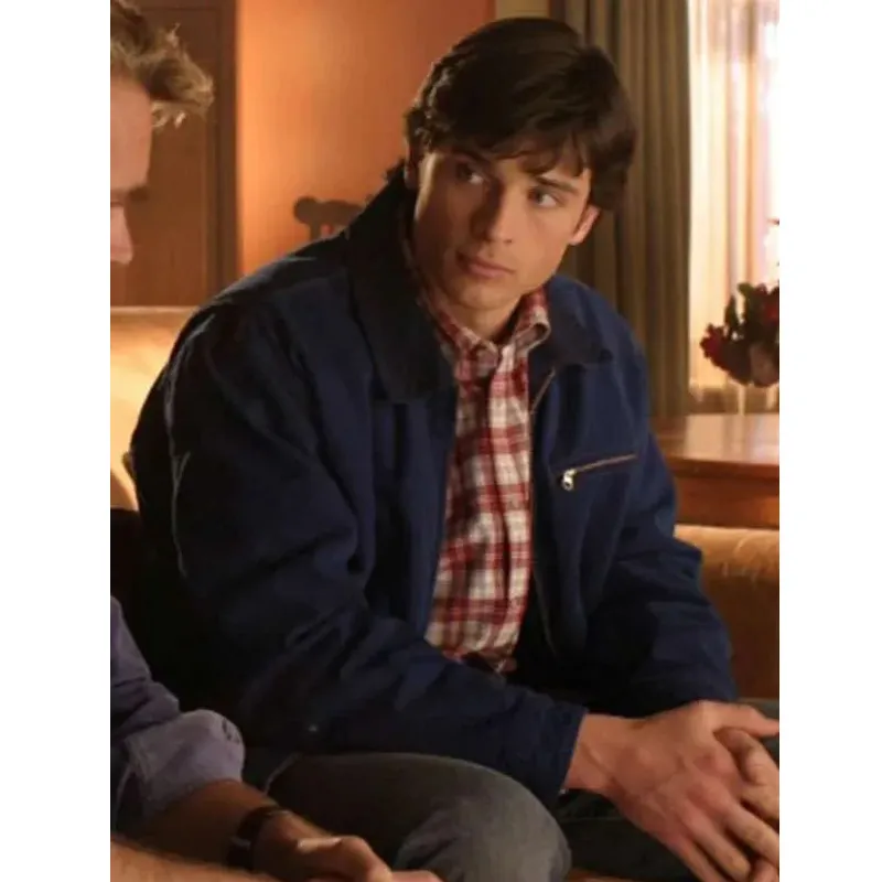 Tom Welling Smallville Blue Jacket - Image 4
