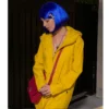 victoria justice coraline full zip raincoat