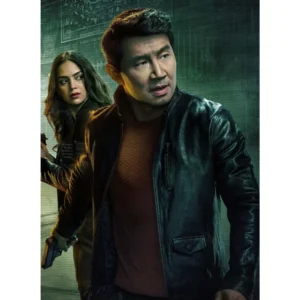 Simu Liu The Copenhagen Test Leather Jacket