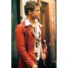 brad pitt leather jacket