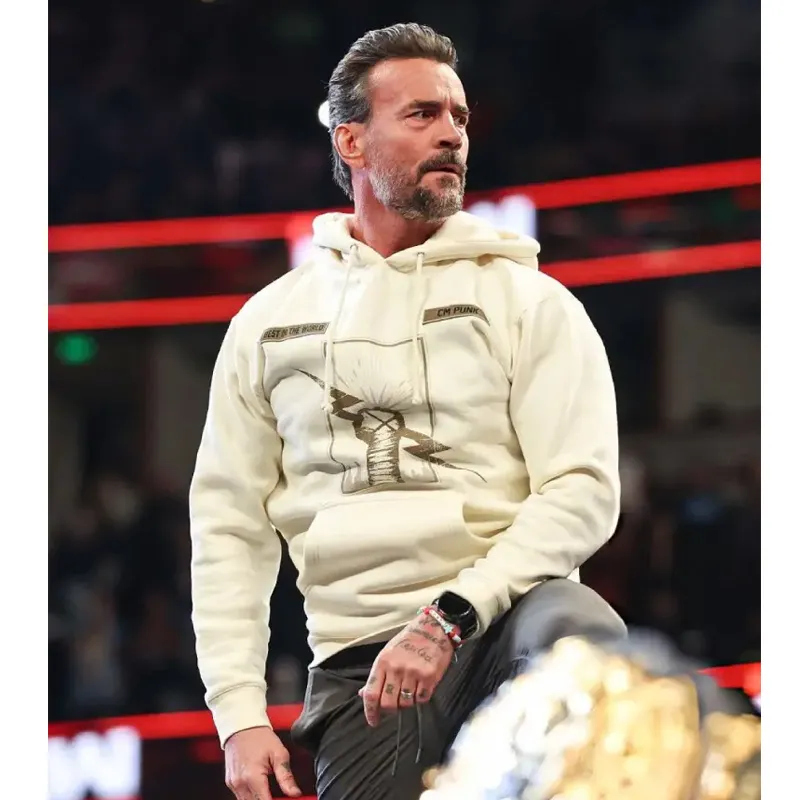CM Punk Monday Night RAW Hoodie - Image 4