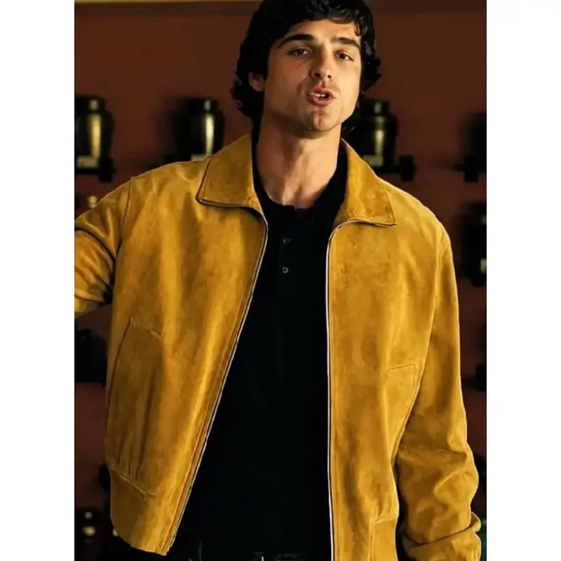 Jacob Elordi Euphoria S03 Suede Leather Jacket - Image 5