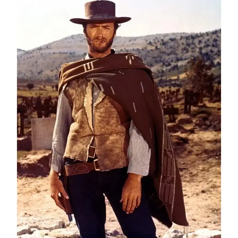 A Fistful of Dollars Clint Eastwood Poncho - Image 4
