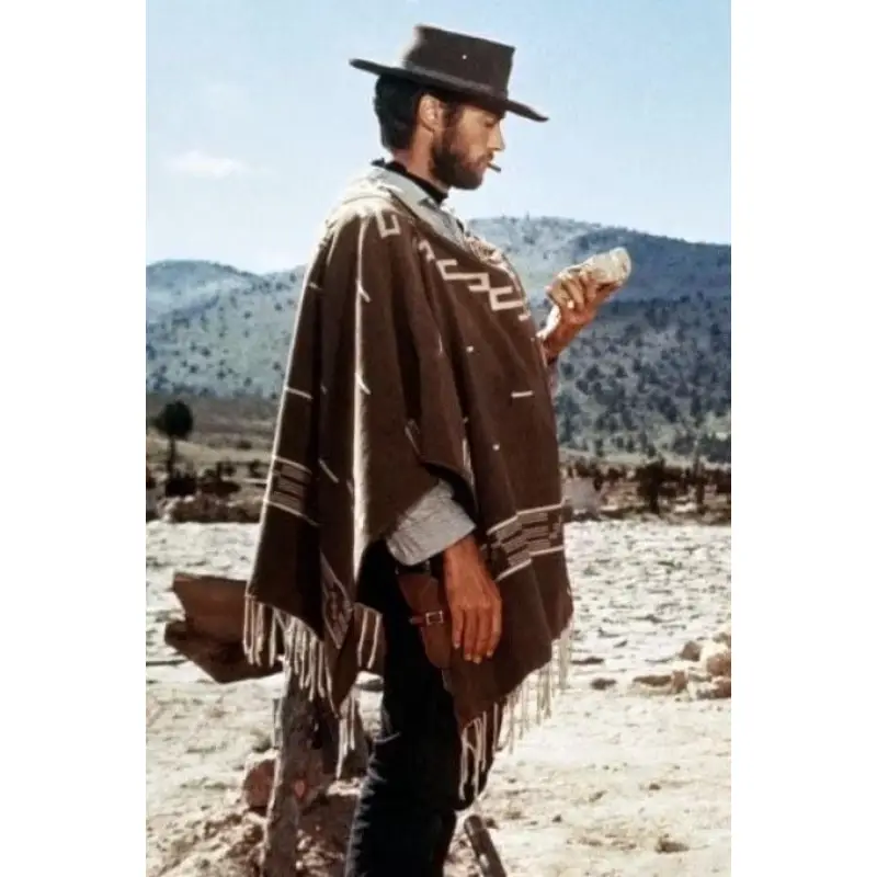 A Fistful of Dollars Clint Eastwood Poncho - Image 7