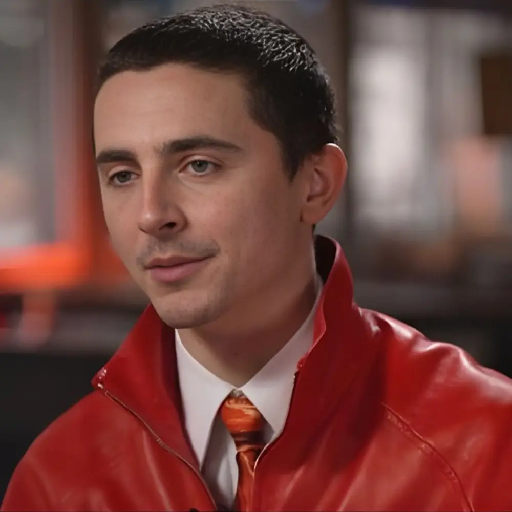 Timothée Chalamet Marty Supreme Red Leather Jacket - Image 4