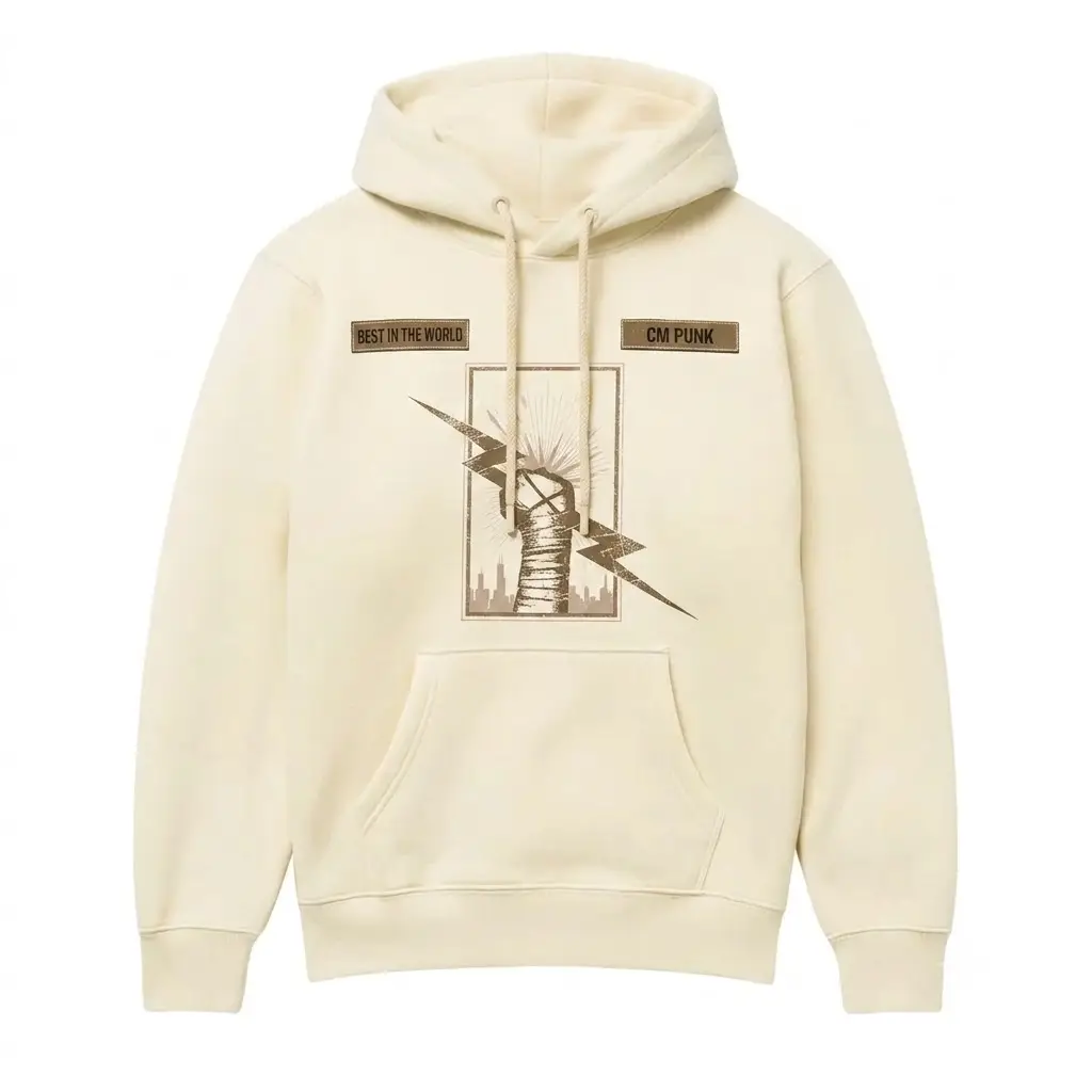 CM Punk Monday Night RAW Hoodie - Image 2