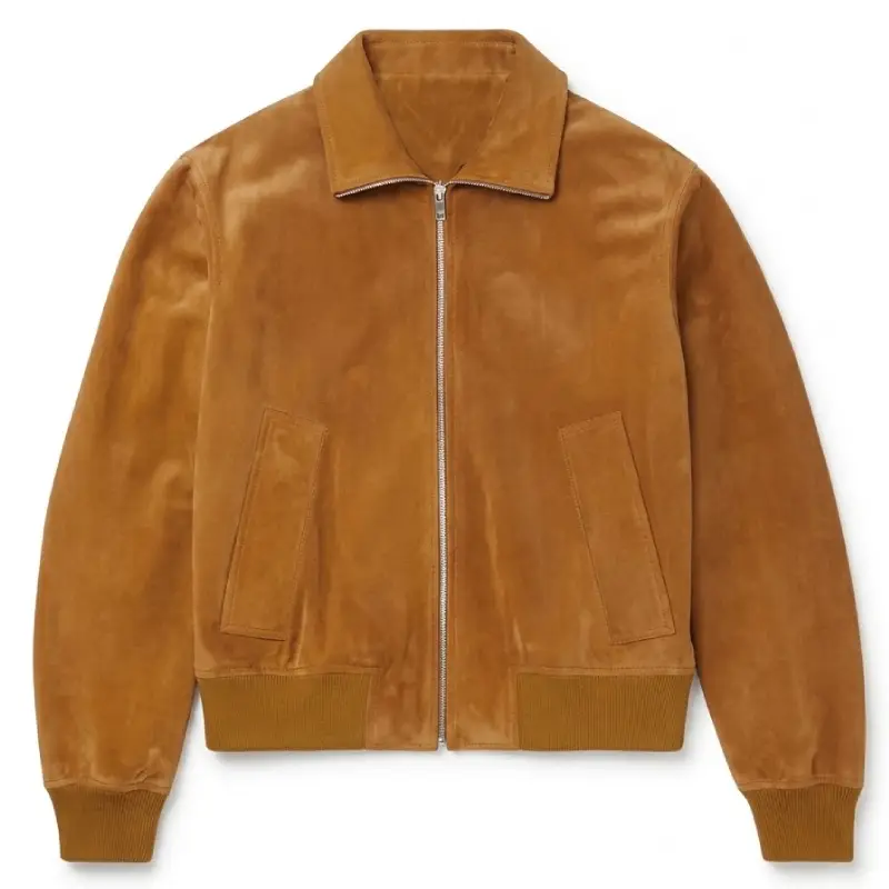Jacob Elordi Euphoria S03 Suede Leather Jacket - Image 2