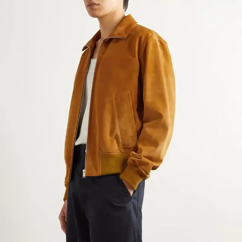 Jacob Elordi Euphoria S03 Suede Leather Jacket - Image 3