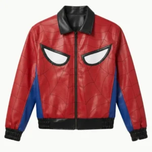 Spiderman Leather Bomber Jacket