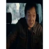 wong tak chung brown leather jacket