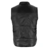 brad pitt black leather vest