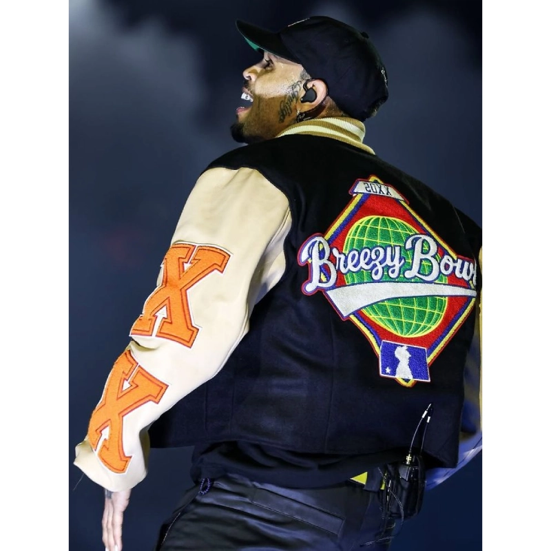 Chris Brown Breezy Bowl Varsity Jacket - Image 14