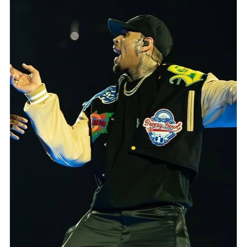 Chris Brown Breezy Bowl Varsity Jacket - Image 11