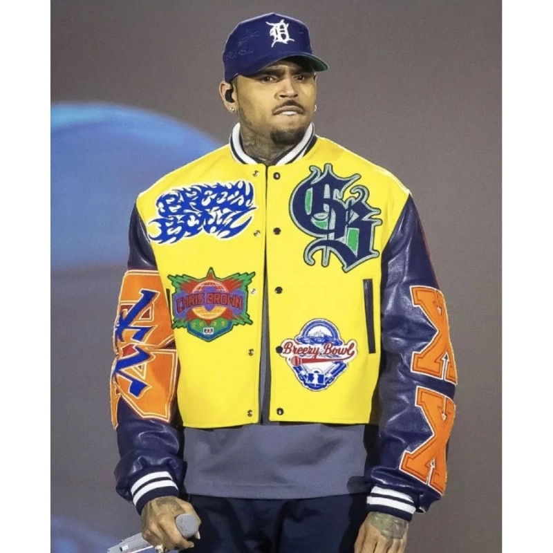 Chris Brown Breezy Bowl Varsity Jacket - Image 2