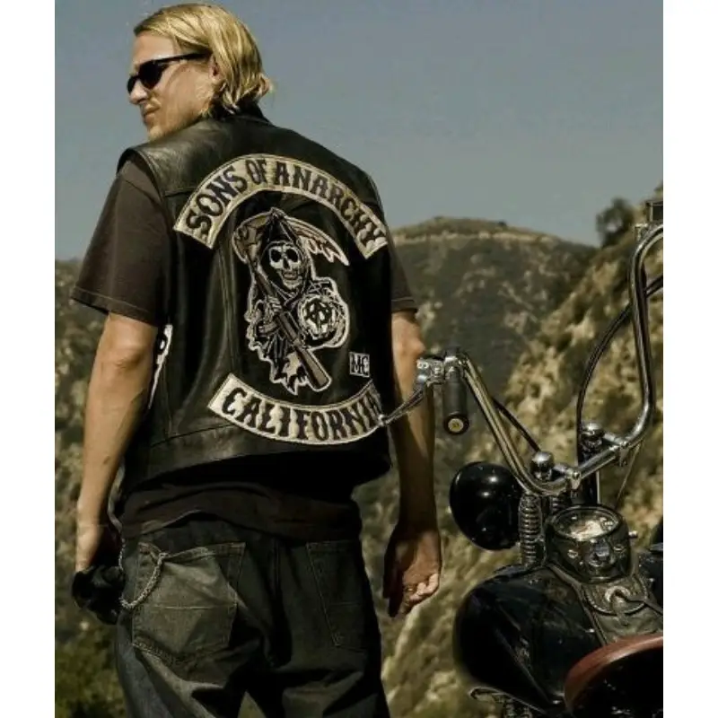 Charlie Hunnam Sons of Anarchy Leather Vest - Image 10