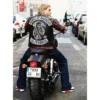 charlie hunnam leather biker vest