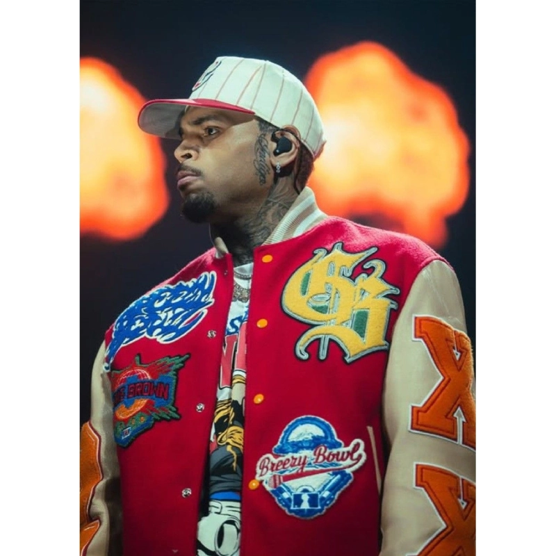Chris Brown Breezy Bowl Varsity Jacket - Image 13