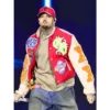chris brown breezy bowl xx varsity jacket