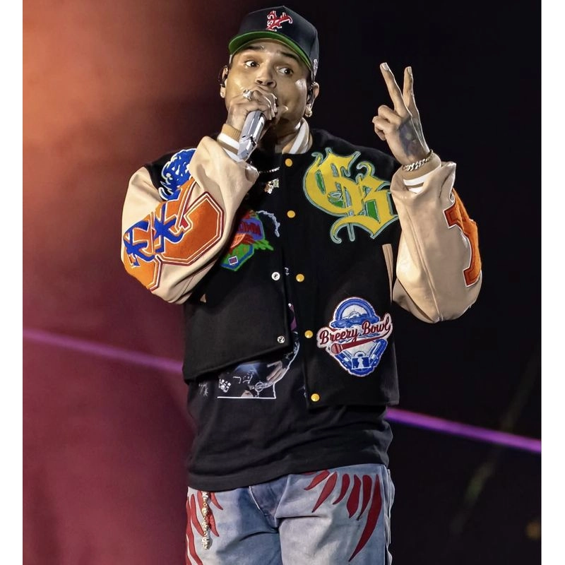 Chris Brown Breezy Bowl Varsity Jacket - Image 8