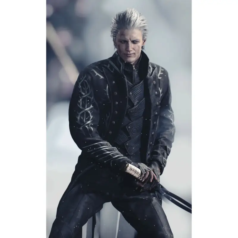 Devil May Cry 5 Vergil Leather Coat - Image 5