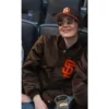 emma stone padres bomber jacket