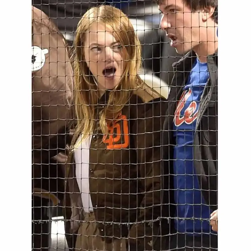 San Diego Padres Emma Stone Bomber Jacket - Image 10
