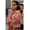 grease cotton pink jacket