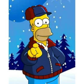 Homer Simpson Mr. Plow Bomber Jacket