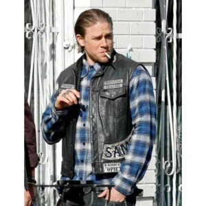 Charlie Hunnam Sons of Anarchy Leather Vest