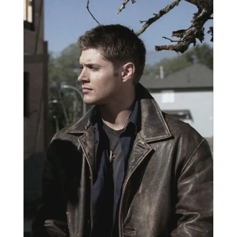 Jensen Ackles Supernatural Leather Coat - Image 10