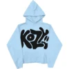 kozy light blue hoodie
