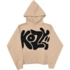 kozy light brown hoodie