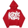 kozy red hoodie