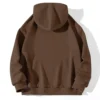 kozy y2k dark brown hoodie