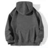 kozy y2k dark grey hoodie