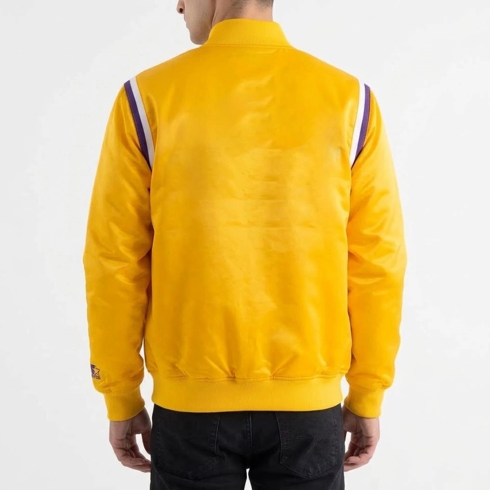 80s Los Angeles Lakers Jacket - Image 6