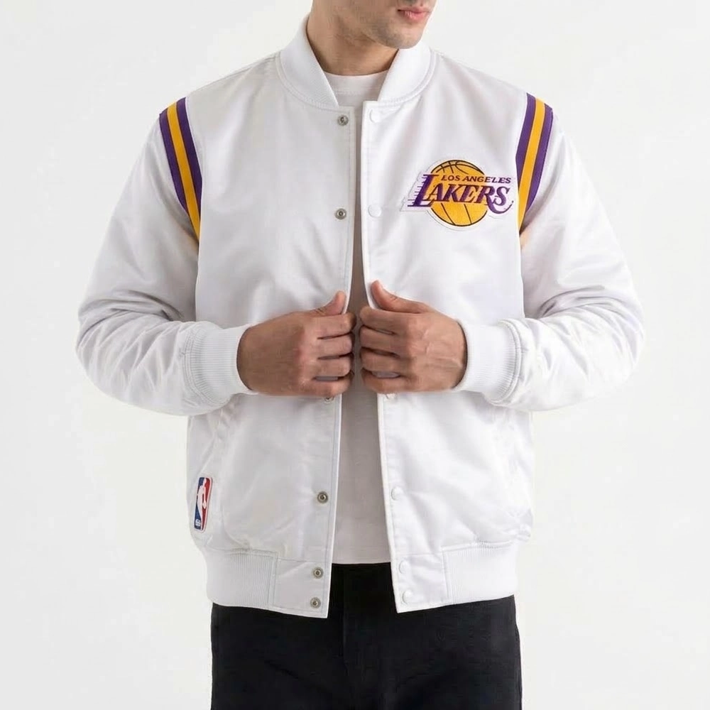 80s Los Angeles Lakers Jacket - Image 3