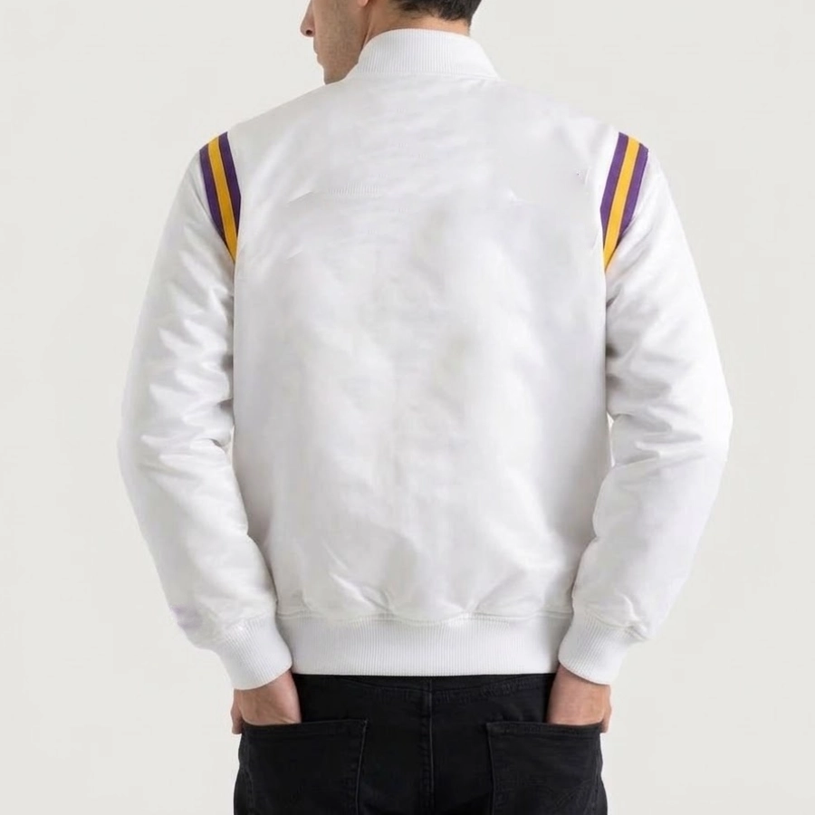 80s Los Angeles Lakers Jacket - Image 4