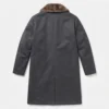 officer k gray cotton coat