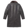 officer k gray leather coat