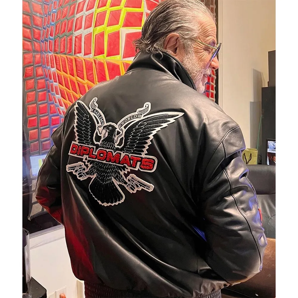 OVO Diplomats Dipset Leather Jacket - Image 4